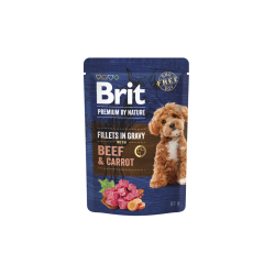 Brit fileti za pse u sosu Beef & Carrot 85g Brit fileti za pse u sosu Beef & Carrot 85g
