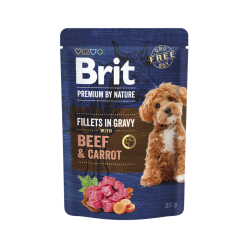 Brit fileti za pse u sosu Beef & Carrot 85g Brit fileti za pse u sosu Beef & Carrot 85g