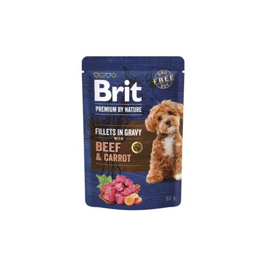 Fileti za pse u sosu Beef & Carrot 85g Fileti za pse u sosu Beef & Carrot 85g