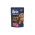 Brit fileti za pse u sosu Beef & Carrot 85g