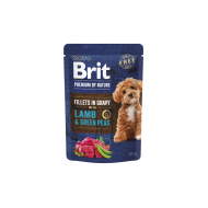 Brit fileti za pse u sosu Lamb & Green Peas 85g