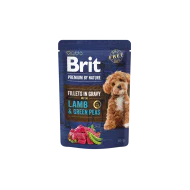 Brit fileti za pse u sosu Lamb & Green Peas 85g