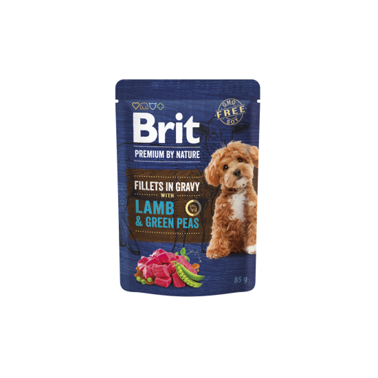 Fileti za pse u sosu Lamb & Green Peas 85g