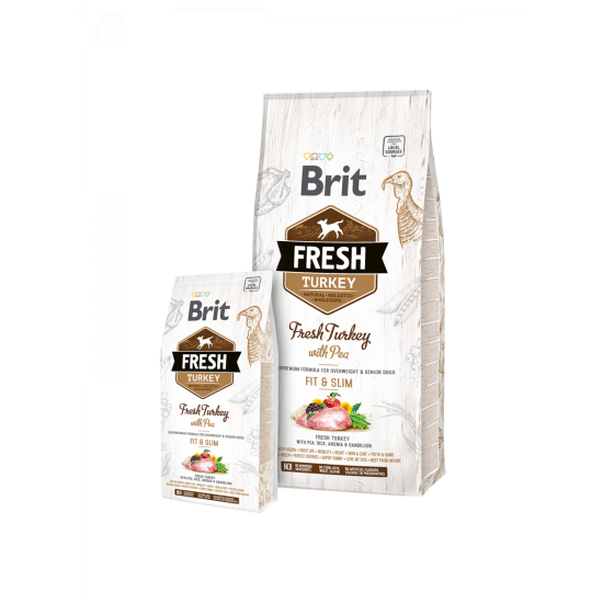 Brit Fresh Turkey with Pea Light Fit & Slim 12kg