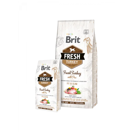 Brit Fresh Turkey with Pea Light Fit & Slim 12kg