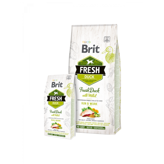 Brit Fresh Duck with Millet Active Run & Work 12kg Brit Fresh Duck with Millet Active Run & Work 12kg
