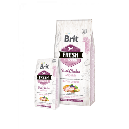 Brit Fresh Chicken with Potato Puppy Healthy Growth 12kg Brit Fresh Chicken with Potato Puppy Healthy Growth 12kg