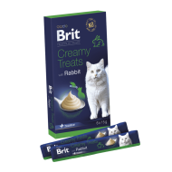 Brit Premium by Nature Cat Creamy Treats with Rabbit 6x15g