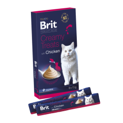 Brit Premium by Nature Cat Creamy Treats with Chicken 6x15g