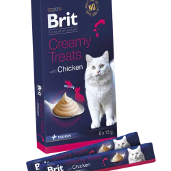 Brit Premium by Nature Cat Creamy Treats with Chicken 6x15g