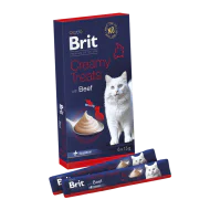 Brit Premium by Nature Cat Creamy Treats with Beef 6x15g