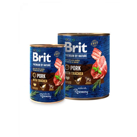 Brit Premium by Nature Pork with Trachea 800g