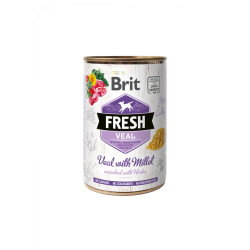 Brit Fresh Veal with Millet 400g