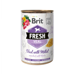 Brit Fresh Veal with Millet 400g