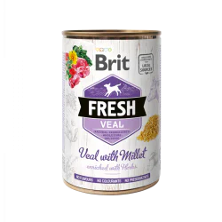 Brit Fresh Veal with Millet 400g