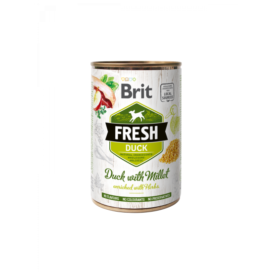 Brit Fresh Duck with Millet 400g