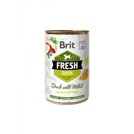 Brit Fresh Duck with Millet 400g