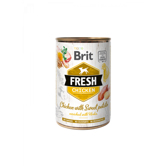 Brit Fresh Chicken with Sweet Potato 400g