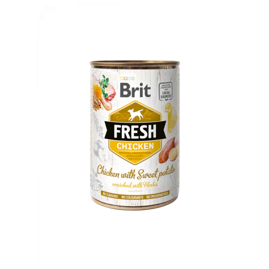 Brit Fresh Chicken with Sweet Potato 400g