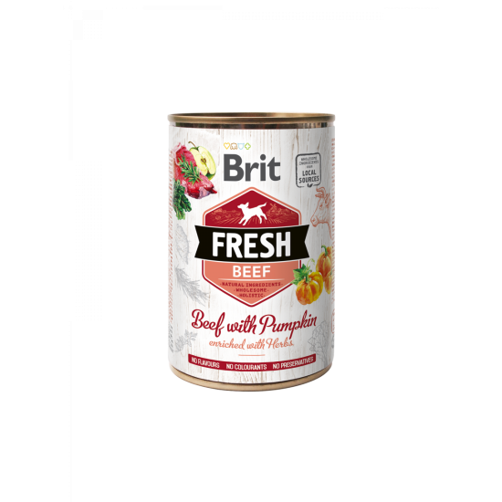 Brit Fresh Beef with Pumpkin 400g