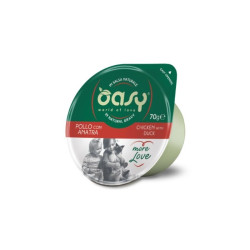 OASY More Love Čašica za mačke Piletina s pačetinom 70g