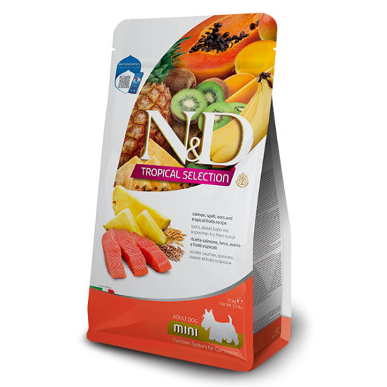 N&D Tropical hrana za pse - Salmon Adult Mini 5kg