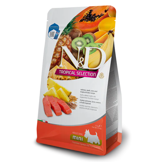 N&D Tropical hrana za pse - Salmon Adult Mini 1.5kg
