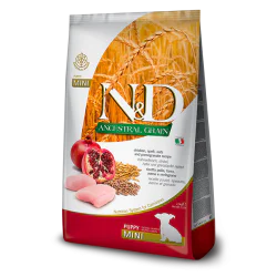 N&D Ancestral Grain hrana za pse Puppy Mini - Piletina i nar 7kg