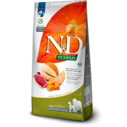 N&D Pumpkin hrana za pse Adult Medium&Maxi - Pačetina i dinja 12kg