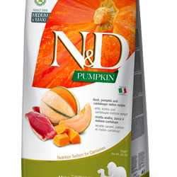 N&D Pumpkin hrana za pse Adult Medium&Maxi - Pačetina i dinja 12kg