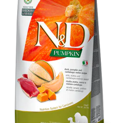 N&D Pumpkin hrana za pse Adult Medium&Maxi - Pačetina i dinja 12kg