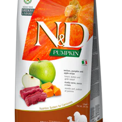 N&D Pumpkin hrana za pse Adult Medium&Maxi - Srneće meso i jabuka 12kg