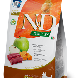 N&D Pumpkin hrana za pse Adult Mini - Srneće meso i jabuka 2kg