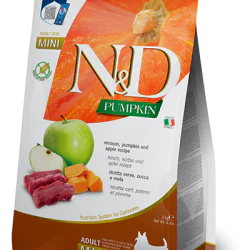 N&D Pumpkin hrana za pse Adult Mini - Srneće meso i jabuka 2kg
