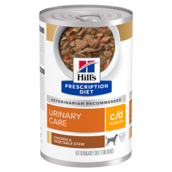Hill's Prescription Diet dog veterinarska dijeta C/D Multicare Stew – Piletina i povrće 354g