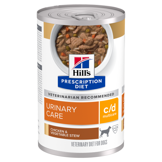 Hill's Prescription Diet dog veterinarska dijeta C/D Multicare Stew – Piletina i povrće 354g