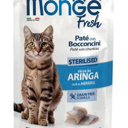 Monge Fresh sos za mačke Sterilised - Haringa 85g Monge Fresh sos za mačke Sterilised - Haringa 85g