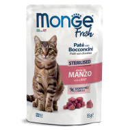 Monge Fresh sos za mačke Sterilised - Govedina 85g Monge Fresh sos za mačke Sterilised - Govedina 85g