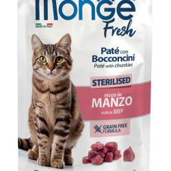 Monge Fresh sos za mačke Sterilised - Govedina 85g Monge Fresh sos za mačke Sterilised - Govedina 85g