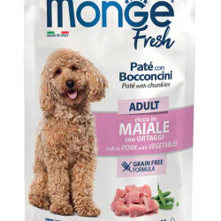 Monge Fresh sos za pse Adult - Svinjetina i povrće 85g Monge Fresh sos za pse Adult - Svinjetina i povrće 85g