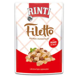 Rinti Filetto Adult - Piletina i govedina u želeu 100g Rinti Filetto Adult - Piletina i govedina u želeu 100g
