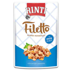 Rinti Filetto Adult - Piletina i pačetina u želeu 100g Rinti Filetto Adult - Piletina i pačetina u želeu 100g