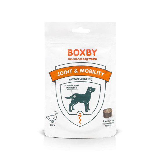 Boxby Joint & Mobility Hypoallergenic poslastica za pse - Patka 100g