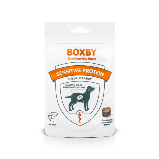 Boxby Sensitive Protein Hypoallergenic poslastica za pse - Losos 100g