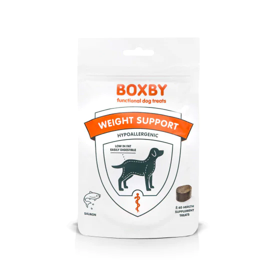 Boxby Weight Support Hypoallergenic poslastica za pse - Losos 100g
