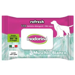 Inodorina Vlažne maramice - Refresh White Musk 110kom