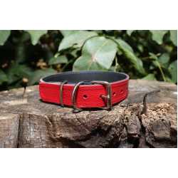 AlexaLeather.u Devil's Red ogrlica Classic 