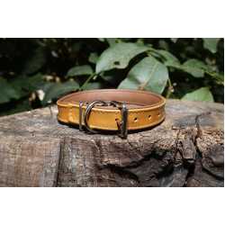 AlexaLeather.u Golden Brown ogrlica Lux