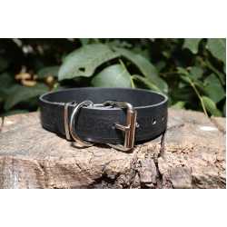 AlexaLeather.u Stylish Black Engraved