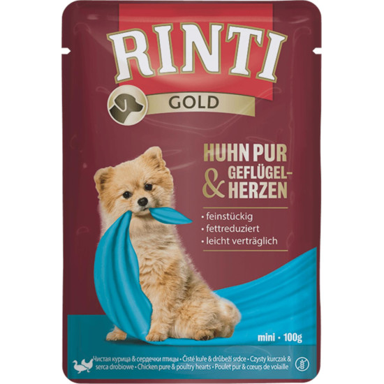 RINTI GOLD sos za pse - Piletina i srce živine 100g RINTI GOLD sos za pse - Piletina i srce živine 100g